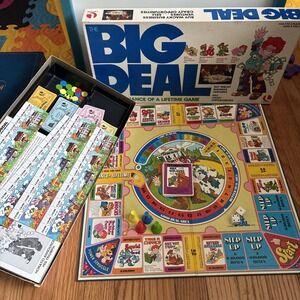 VTG The Big Deal Board Game 1977 Lakeside Games  100% COMPLETE - EUC
